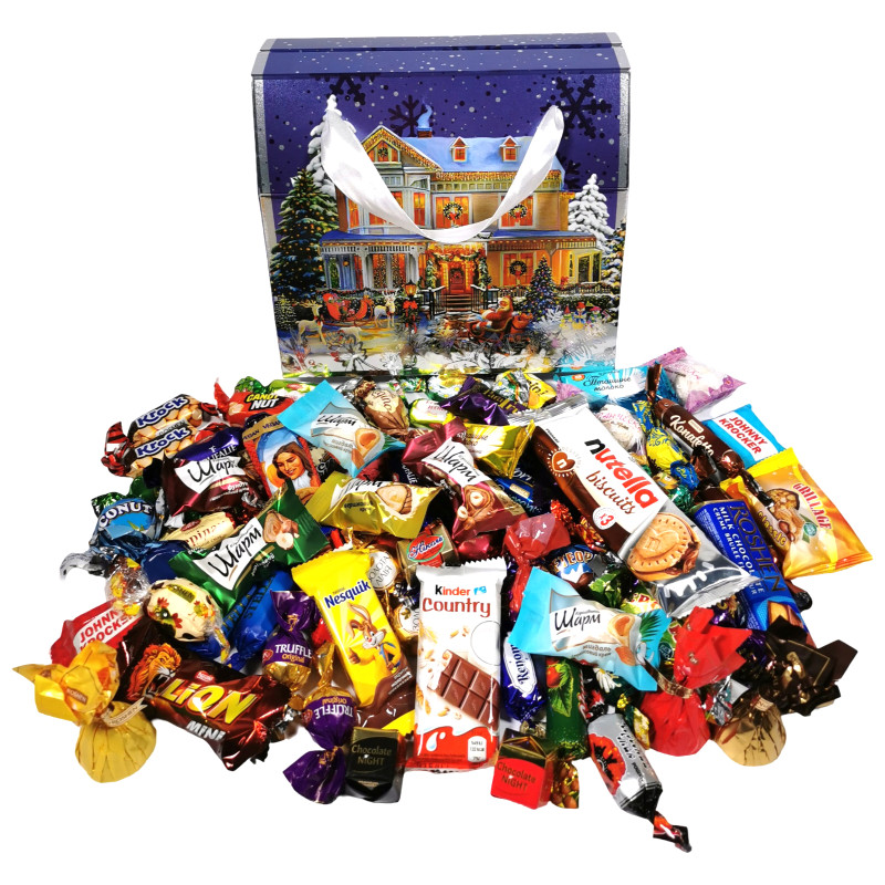 Подарунок №10 "Супер шоколад" (СУПЕР шоколадний), 1110г, Унікальна цукерка